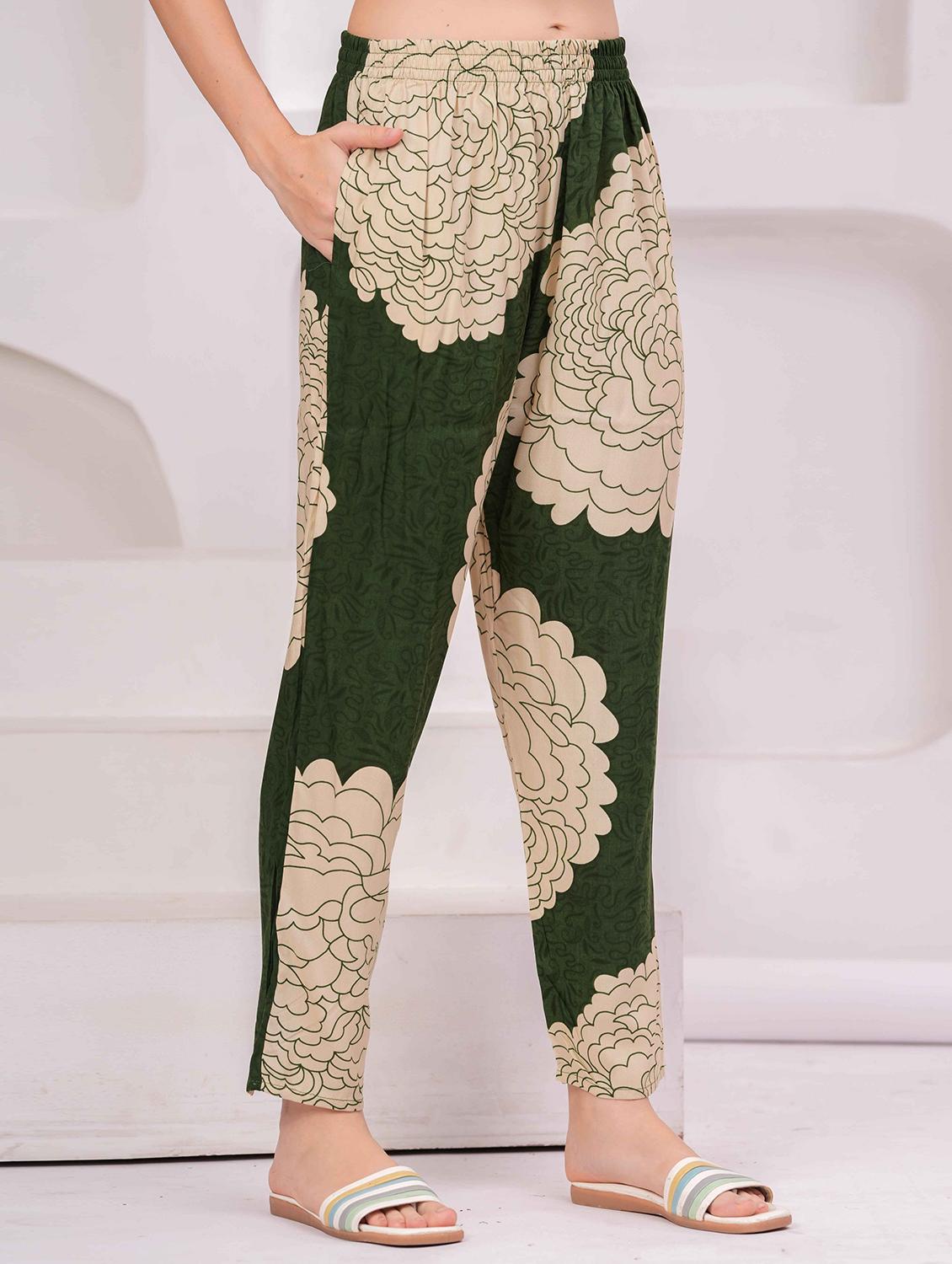 women printed nightwear pyjama set - 22029008 - Standard Image - 4