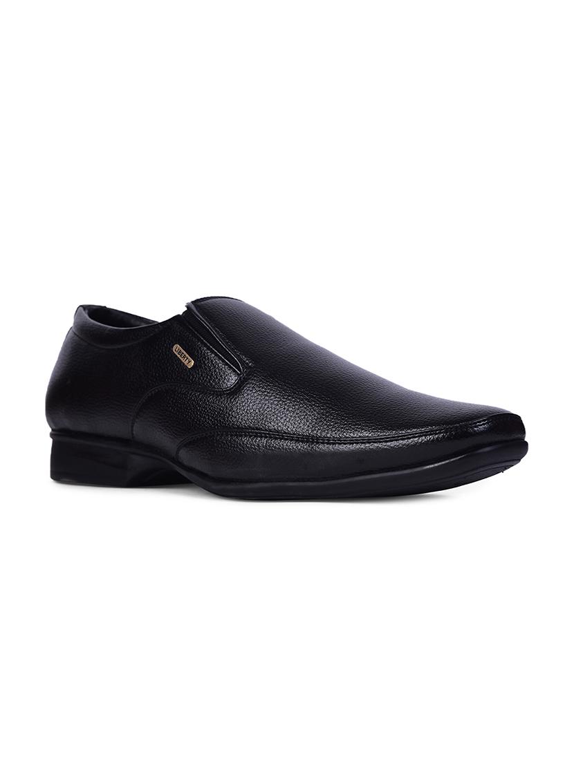 men solid slip on formal shoes - 22029098 - Zoom Image - 0