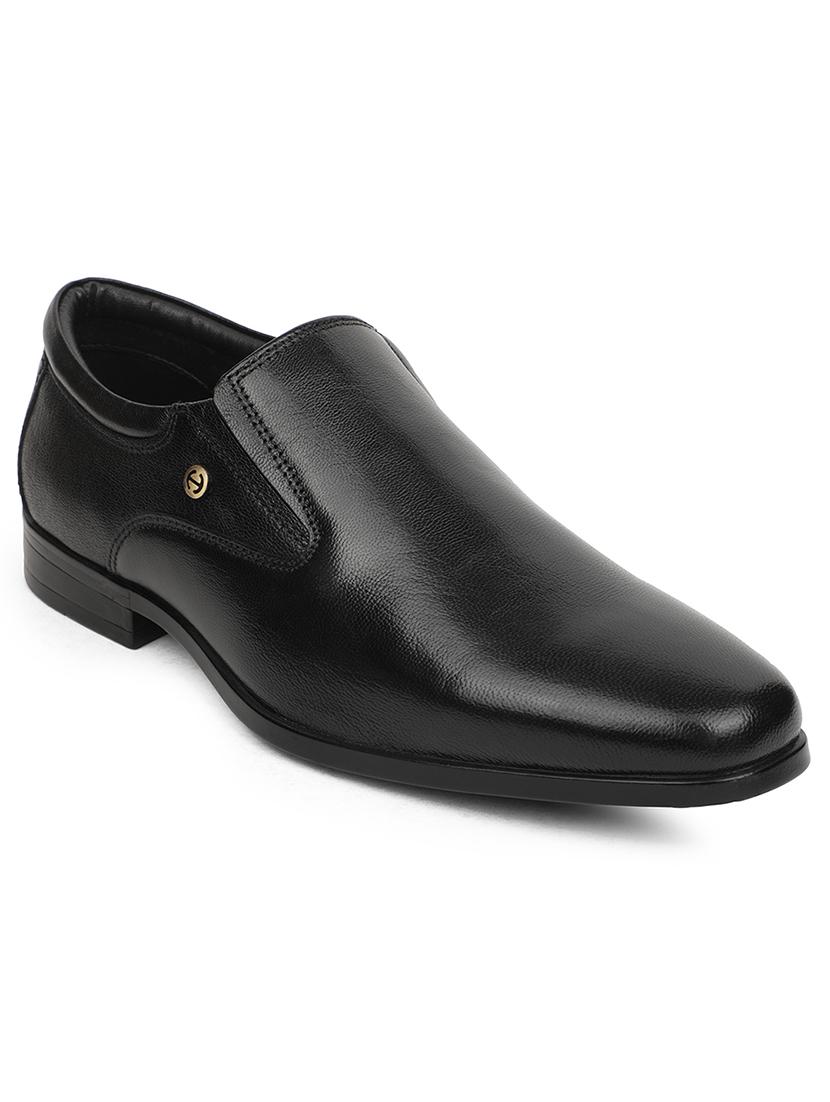 men solid slip on formal shoes - 22029100 - Zoom Image - 0