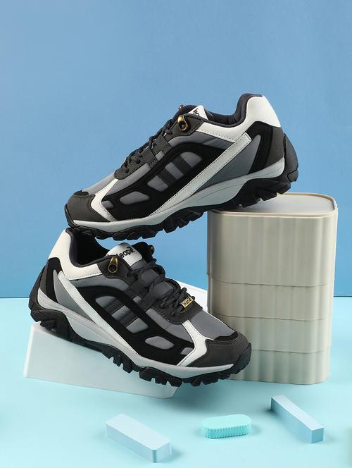 men grey lace up sport shoe - 22029131 - Standard Image - 0