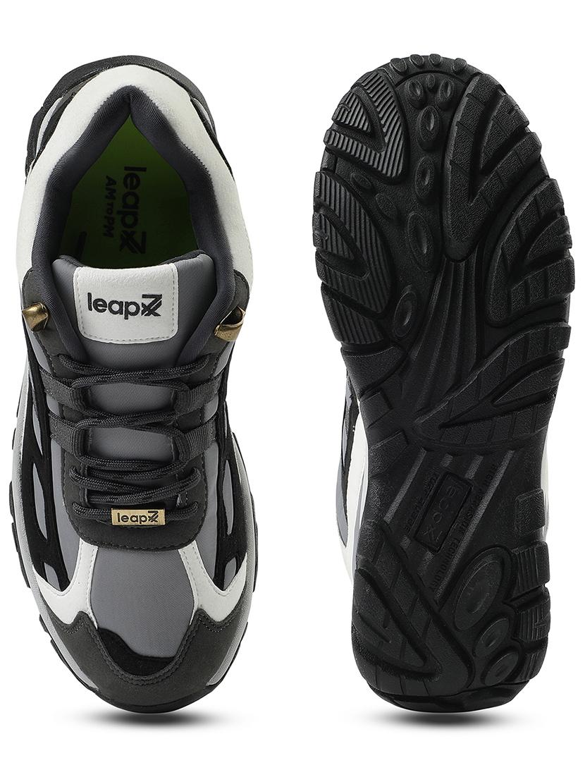 men grey lace up sport shoe - 22029131 - Standard Image - 4