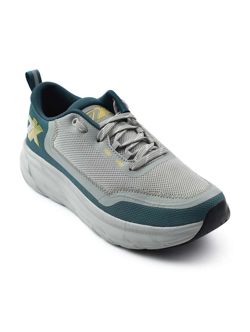 men grey lace up sport shoe - 22029137 -  Standard Image - 1