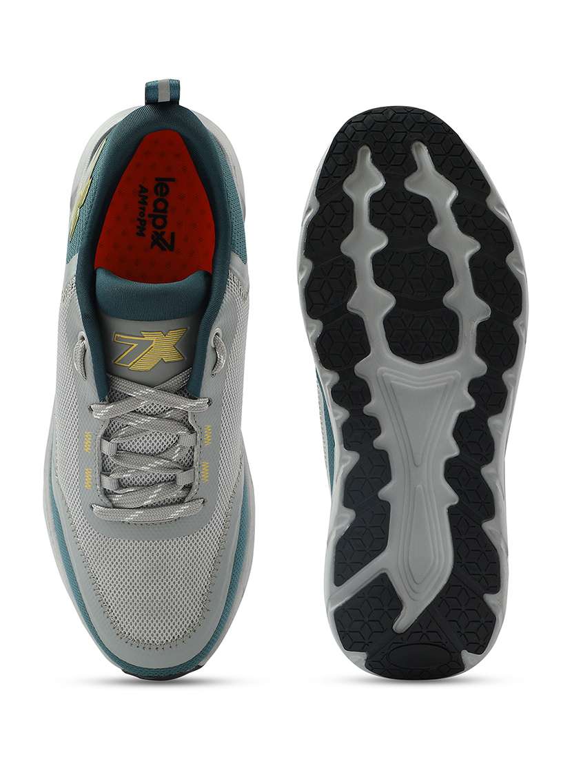 men grey lace up sport shoe - 22029137 -  Standard Image - 4