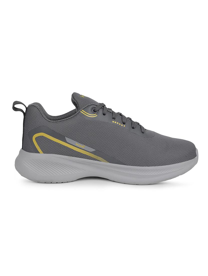 men grey lace up sport shoe - 22029138 -  Standard Image - 1