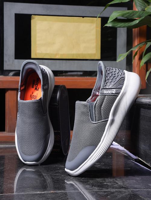 men grey slip on sport shoe - 22029139 -  Standard Image - 0