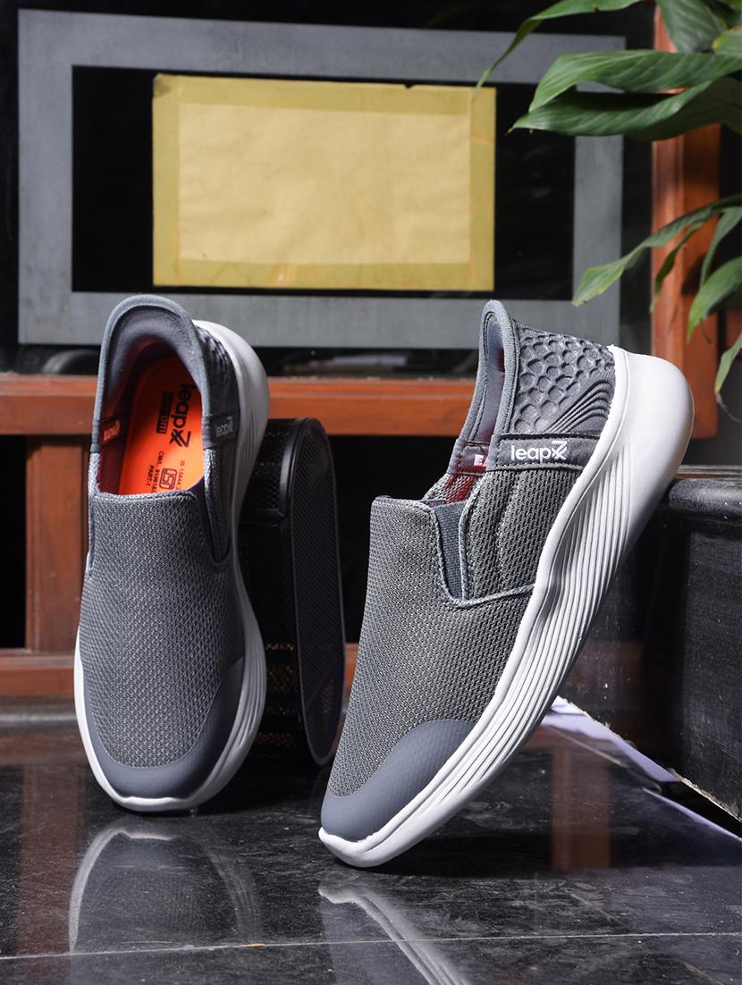 men grey slip on sport shoe - 22029139 -  Zoom Image - 0