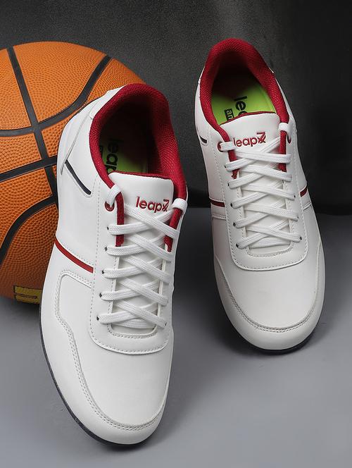 men white lace up sneaker - 22029141 - Standard Image - 0