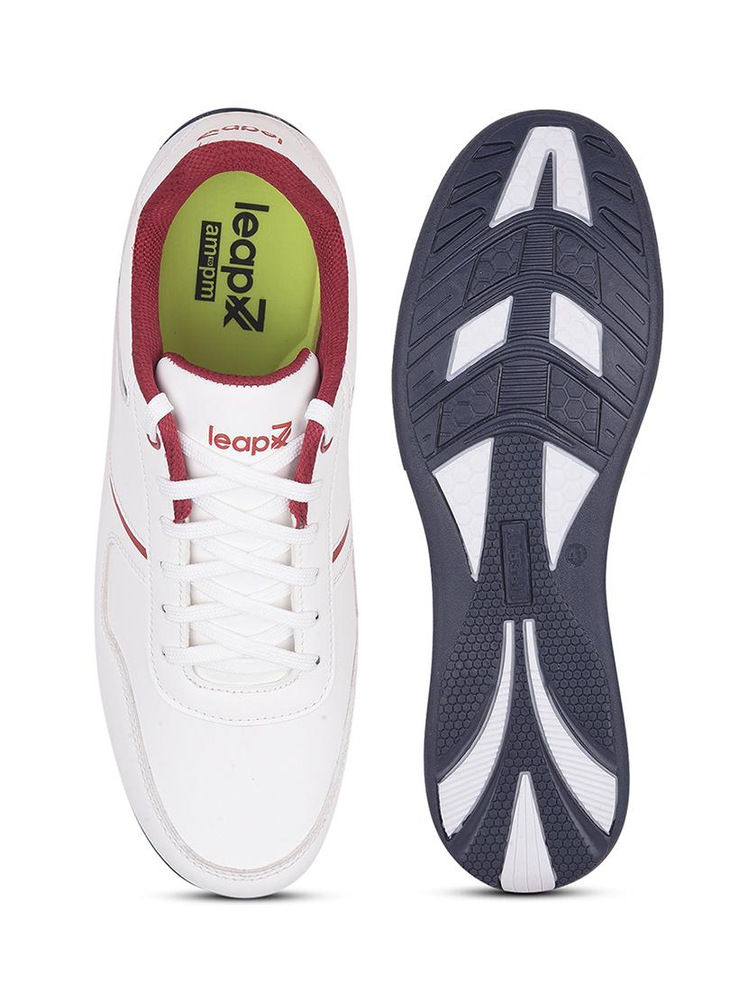 men white lace up sneaker - 22029141 - Standard Image - 4