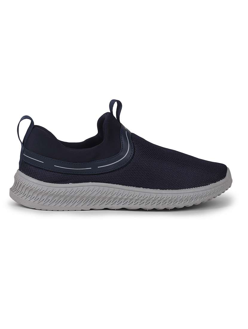 men navy blue slip on sport shoe - 22029147 -  Standard Image - 1