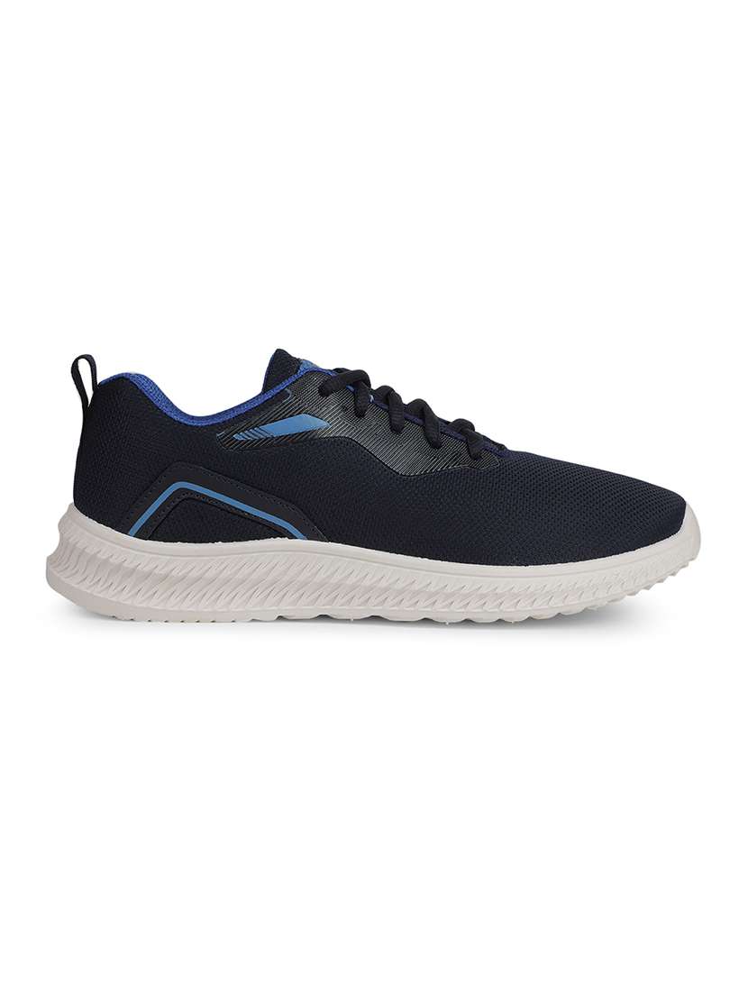 men navy blue lace up sport shoe - 22029149 -  Standard Image - 1