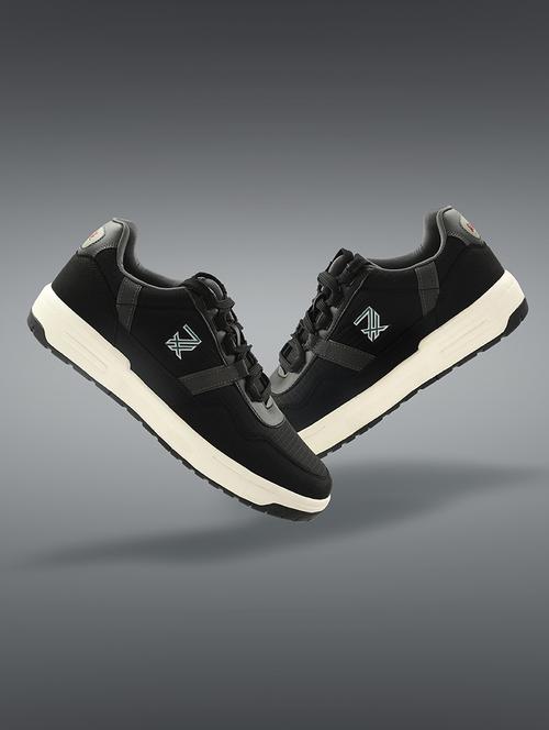 men black lace up sneaker - 22029172 - Standard Image - 0