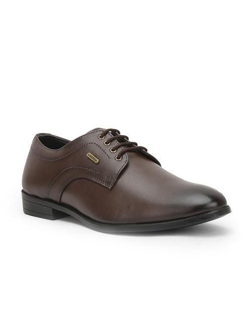men brown lace-up derby - 22029186 -  Standard Image - 0