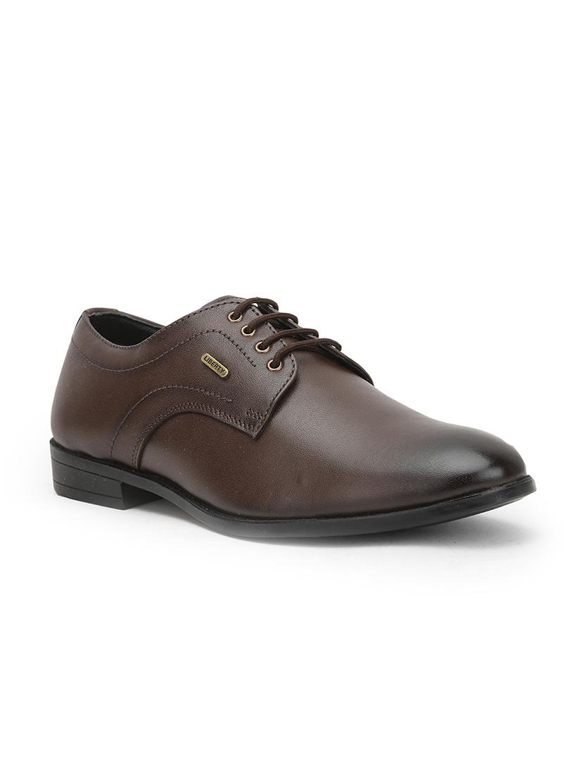 men brown lace-up derby - 22029186 -  Zoom Image - 0