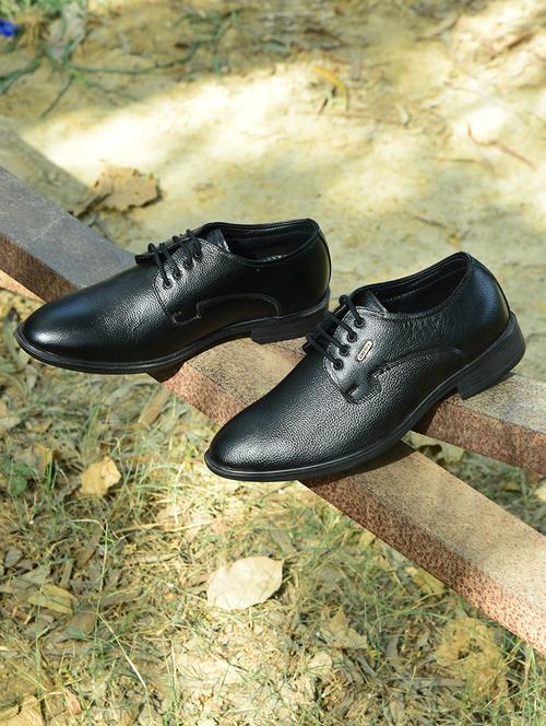 men black lace-up derby - 22029189 - Standard Image - 0
