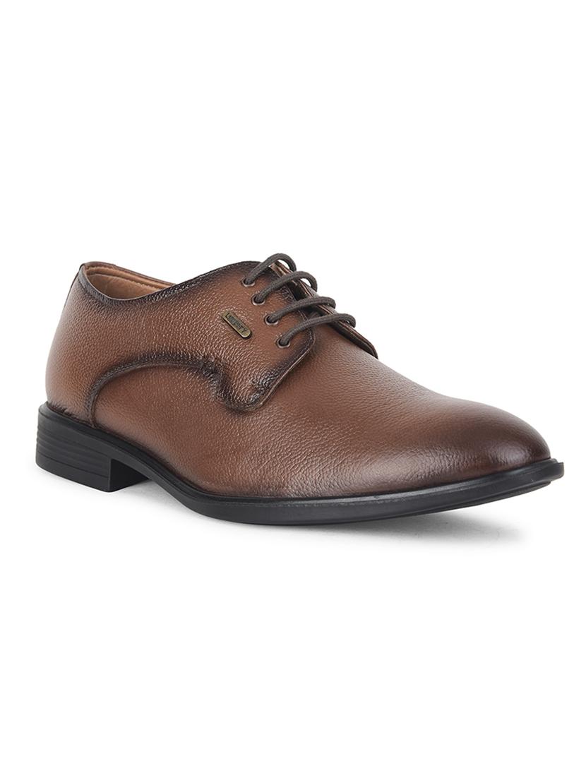 men tan lace-up derby - 22029190 - Standard Image - 1