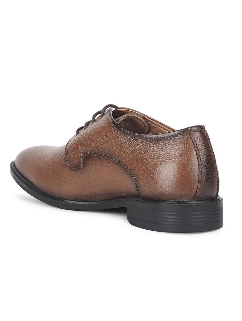 men tan lace-up derby - 22029190 - Standard Image - 4