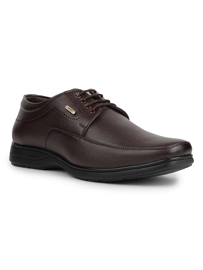 men brown lace-up derby - 22029203 - Standard Image - 1