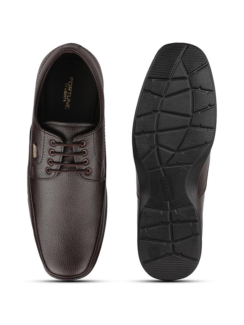 men brown lace-up derby - 22029203 - Standard Image - 4