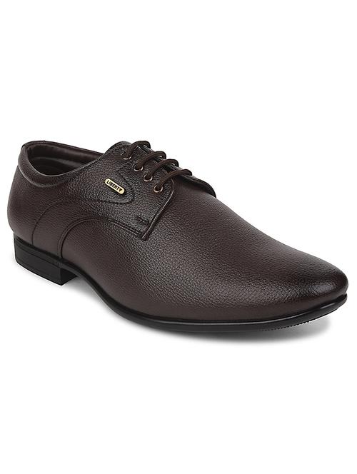 men brown lace-up derby - 22029207 - Standard Image - 0