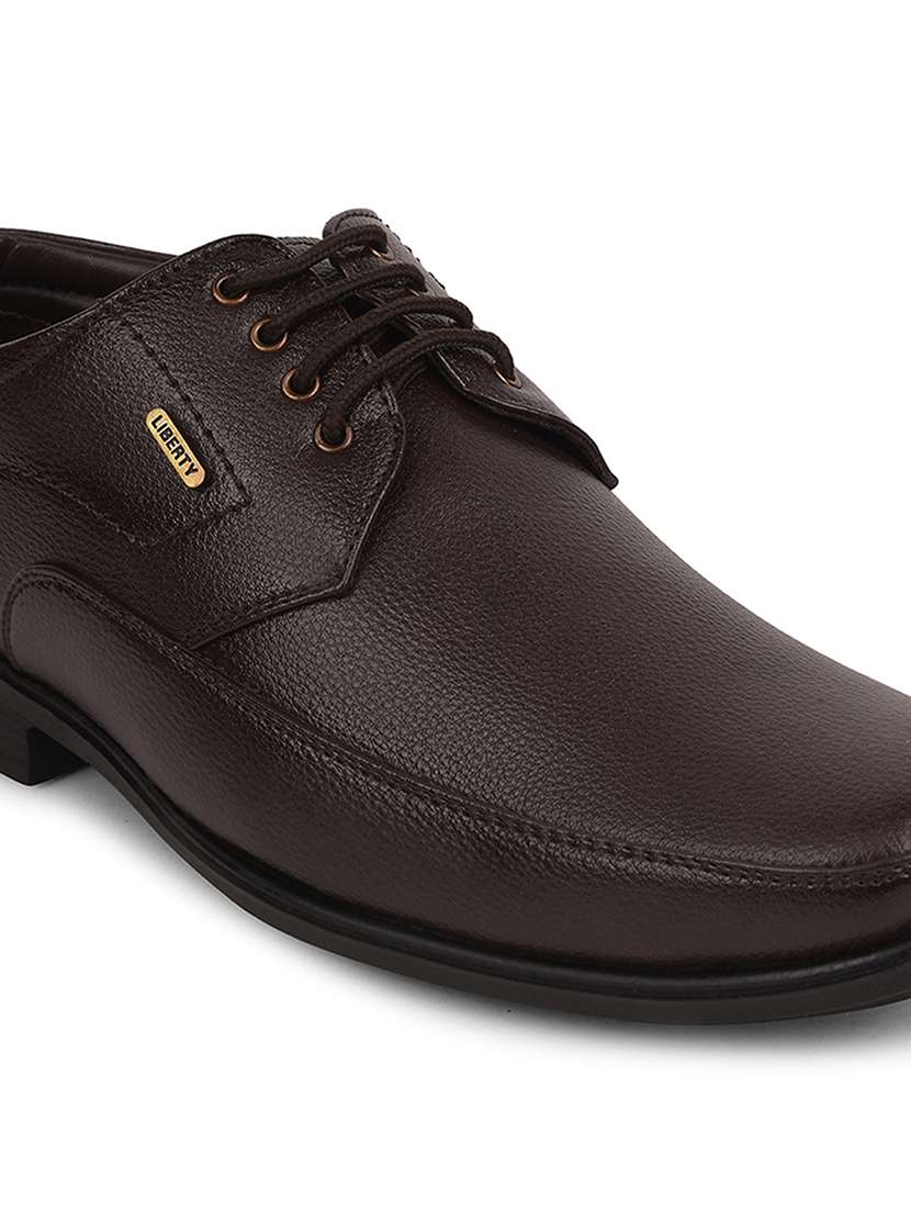 men brown lace-up derby - 22029209 -  Standard Image - 4