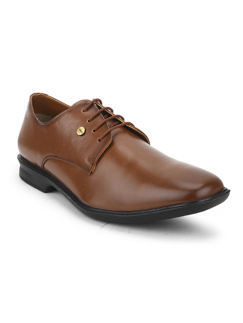 men brown lace-up derby - 22029219 - Standard Image - 1