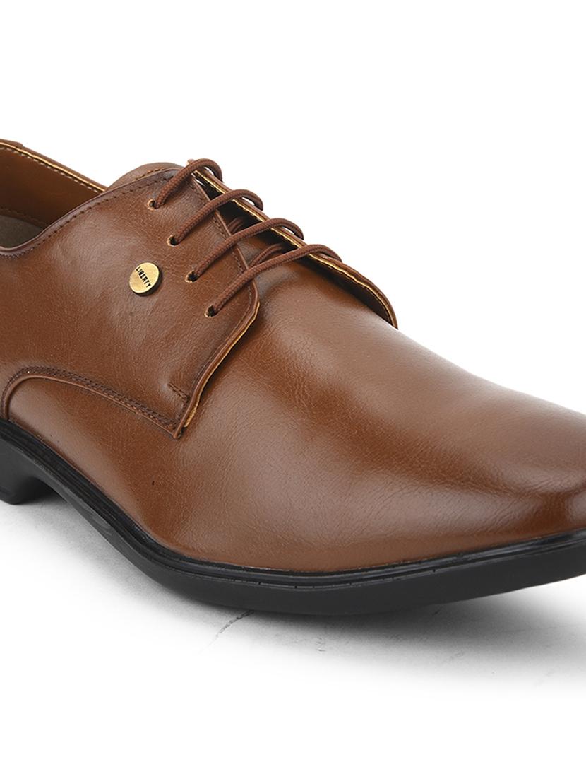 men brown lace-up derby - 22029219 - Standard Image - 4