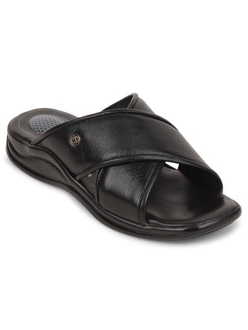men solid slip on sandal - 22029258 - Standard Image - 0