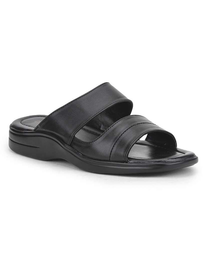 men solid slip on sandal - 22029261 -  Standard Image - 1