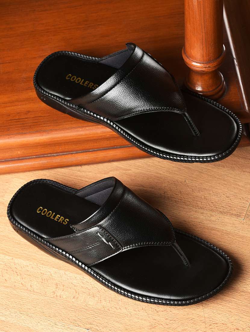 men solid toe separator sandal