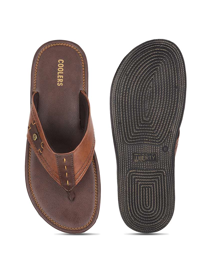 men solid toe separator sandal - 22029274 -  Standard Image - 4