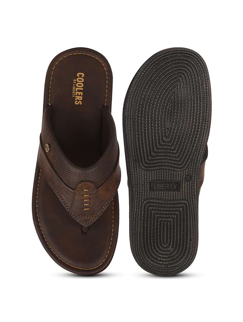 men solid toe separator sandal - 22029293 -  Standard Image - 4