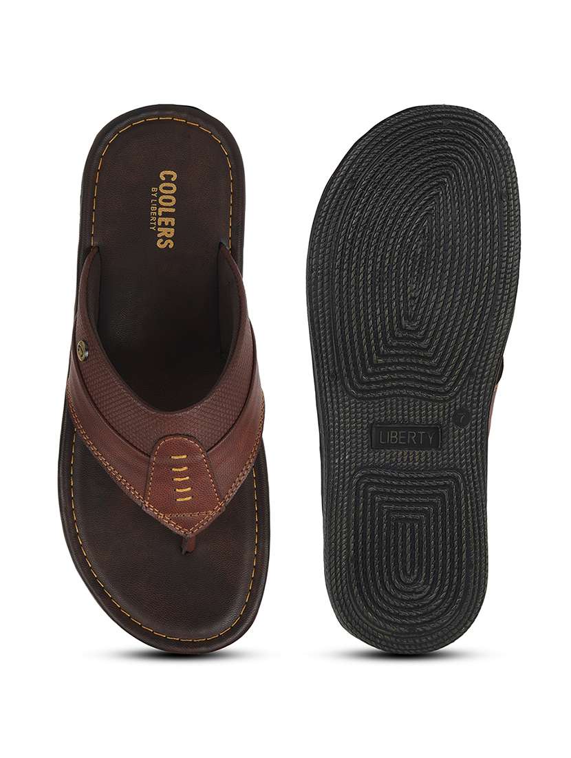 men solid toe separator sandal - 22029294 -  Standard Image - 4