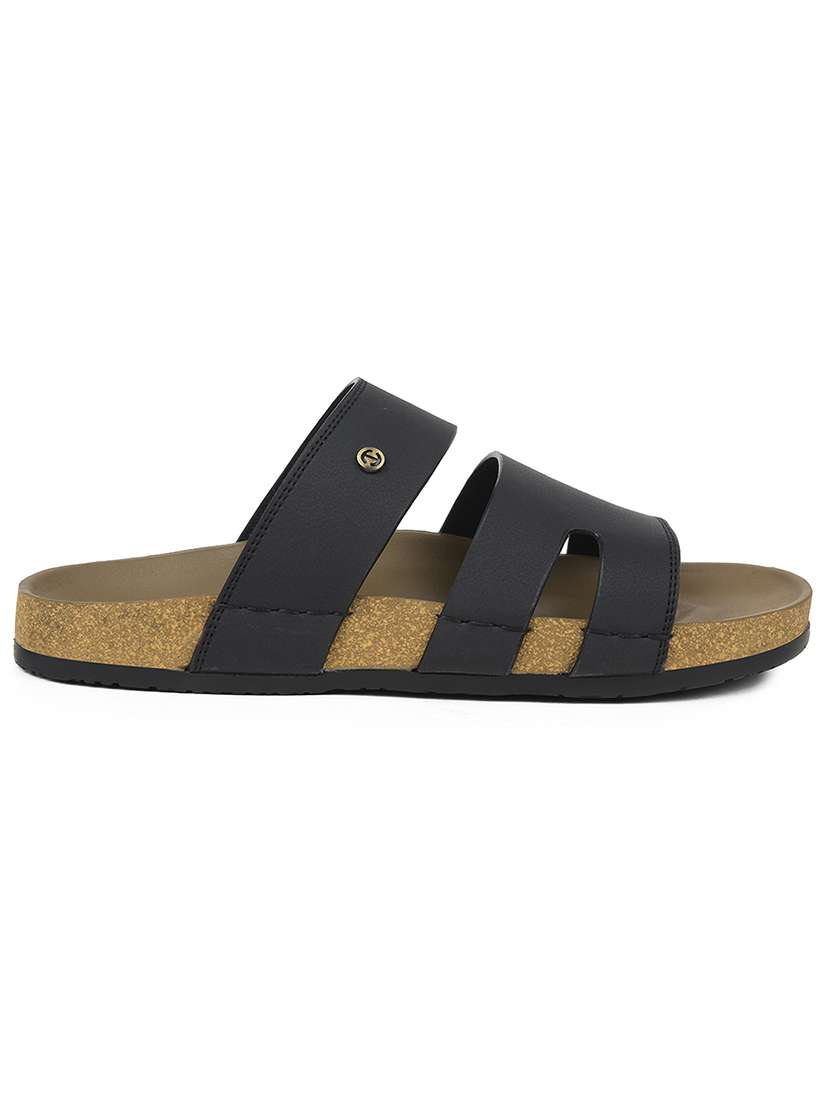 men solid slip on sandal - 22029298 - Zoom Image - 0