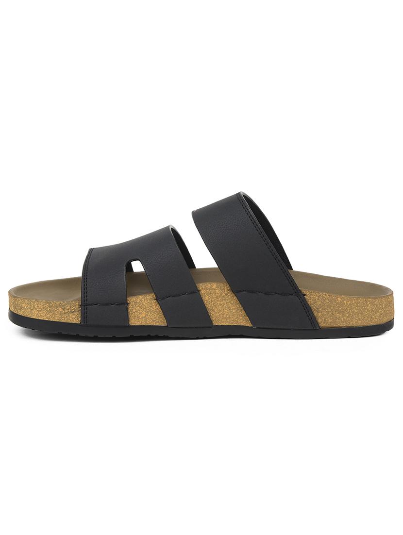 men solid slip on sandal - 22029298 - Standard Image - 1