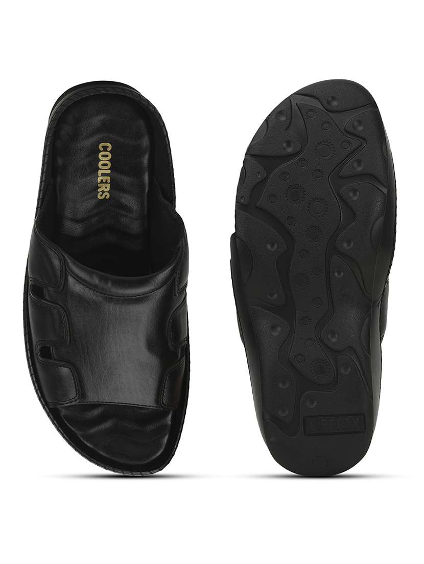 men solid slip on sandal - 22029307 -  Standard Image - 4