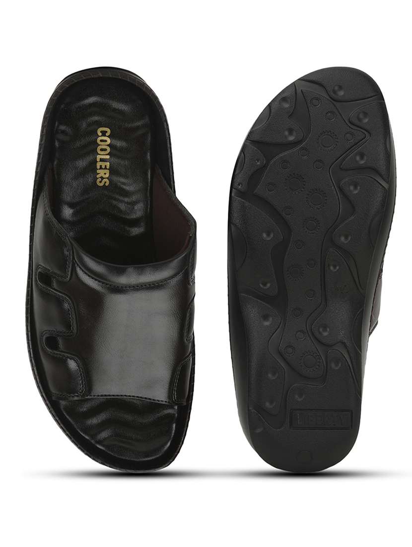 men solid slip on sandal - 22029308 -  Standard Image - 4