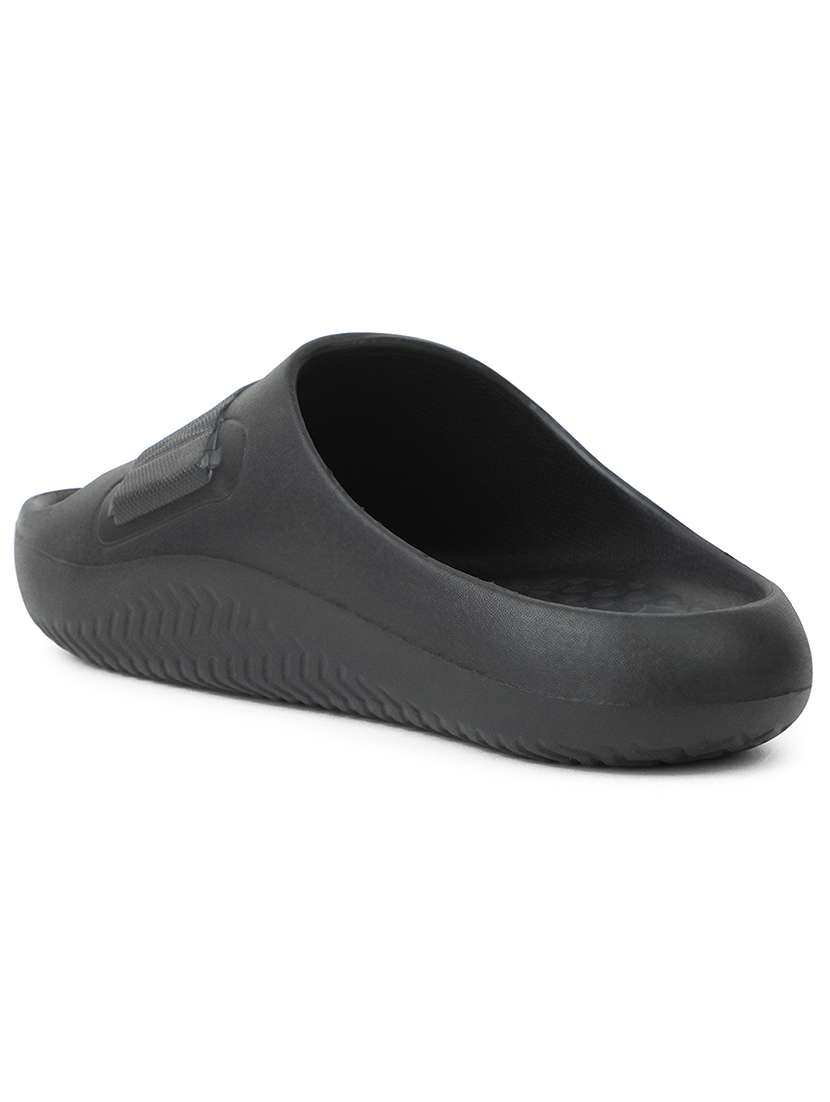 men black slip on slider - 22029325 -  Standard Image - 4