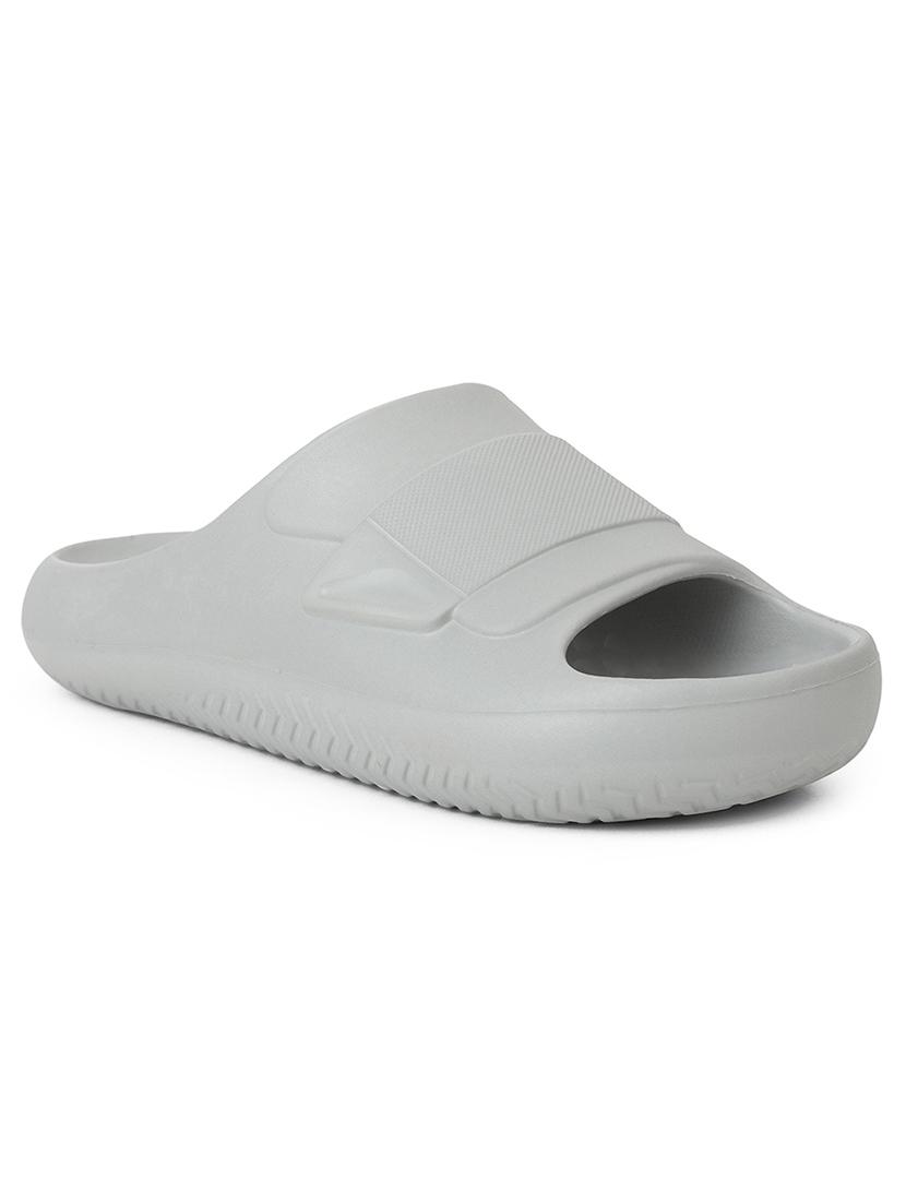 men grey slip on slider - 22029326 - Standard Image - 1