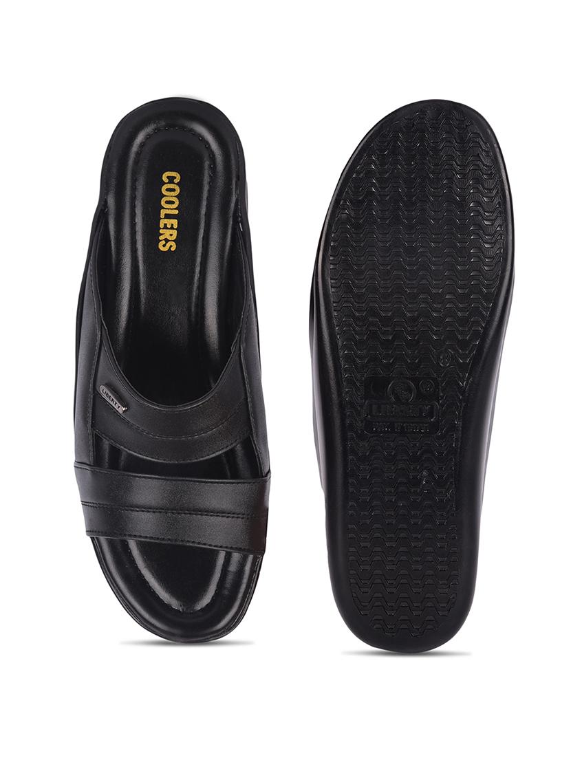 men solid slip on sandal - 22029332 - Standard Image - 4