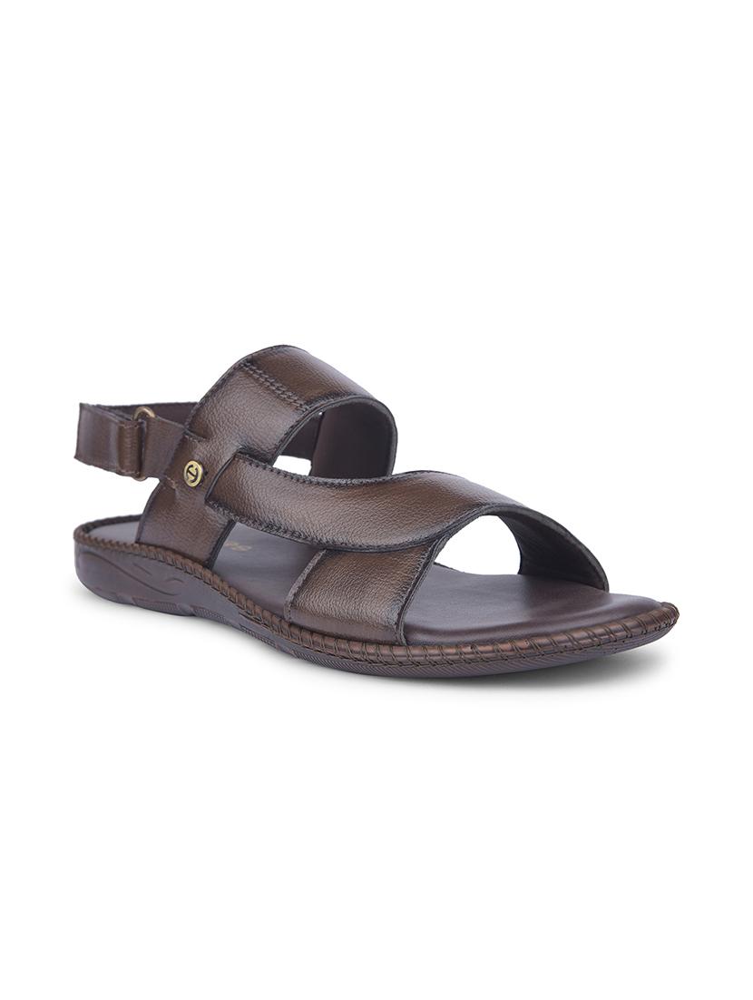 men solid back strap sandal - 22029340 - Standard Image - 1