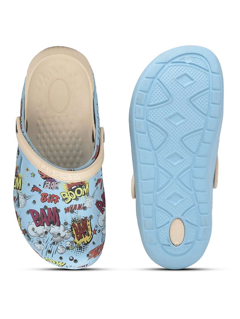 men printed slip on clogs - 22029347 -  Standard Image - 4