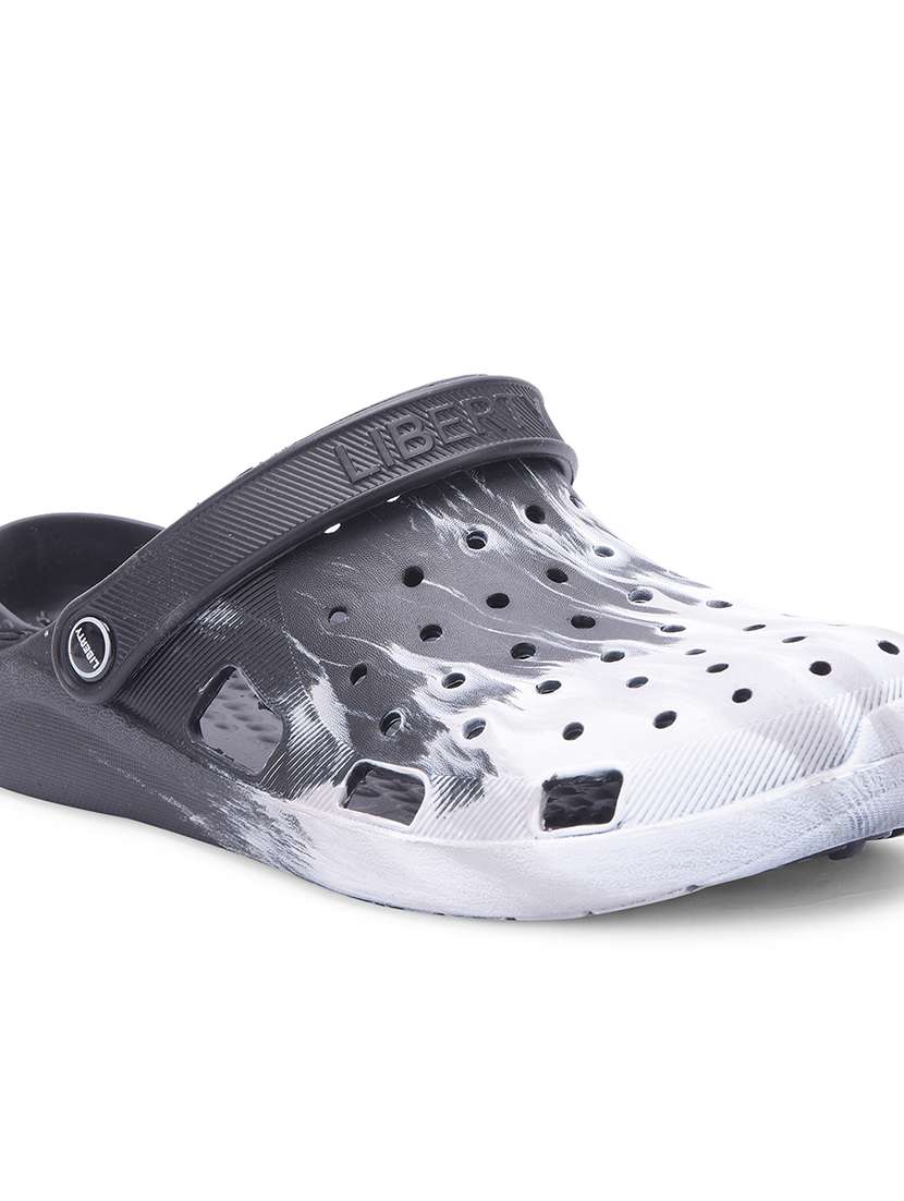 men printed slip on clogs - 22029351 -  Standard Image - 1