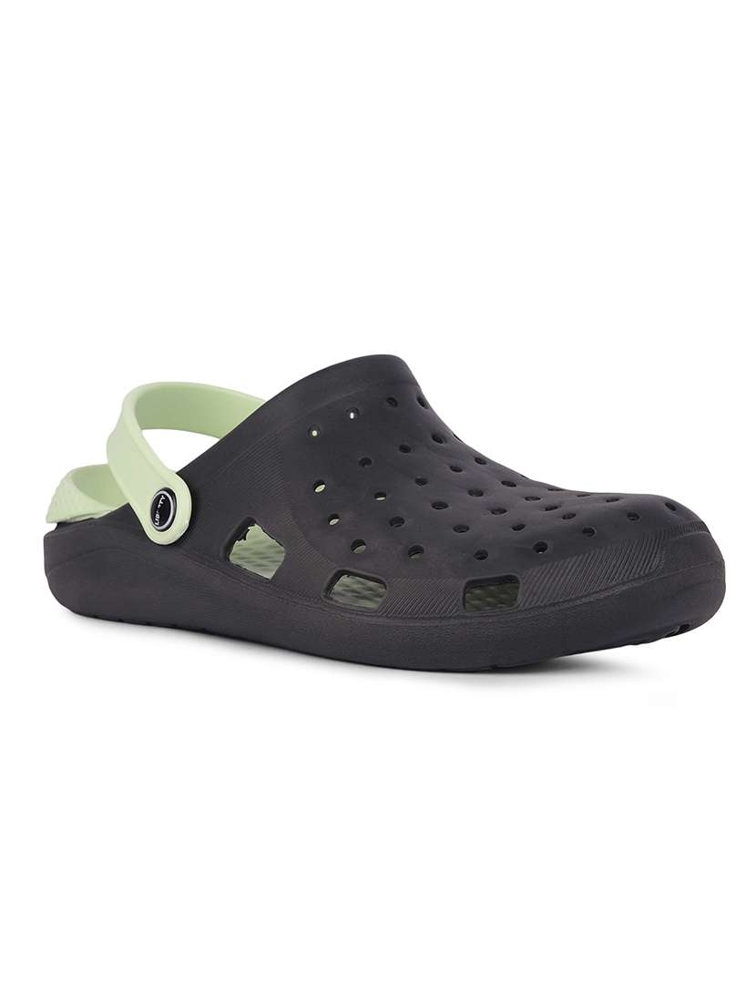 men solid slip on clogs - 22029353 -  Standard Image - 1