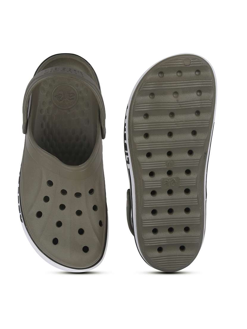 men solid slip on clogs - 22029361 -  Standard Image - 4