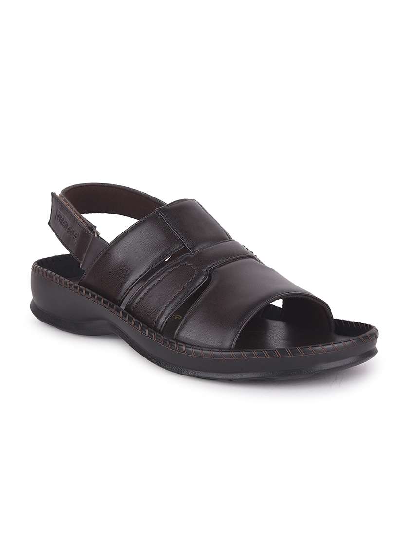 men solid back strap sandal - 22029368 -  Standard Image - 1