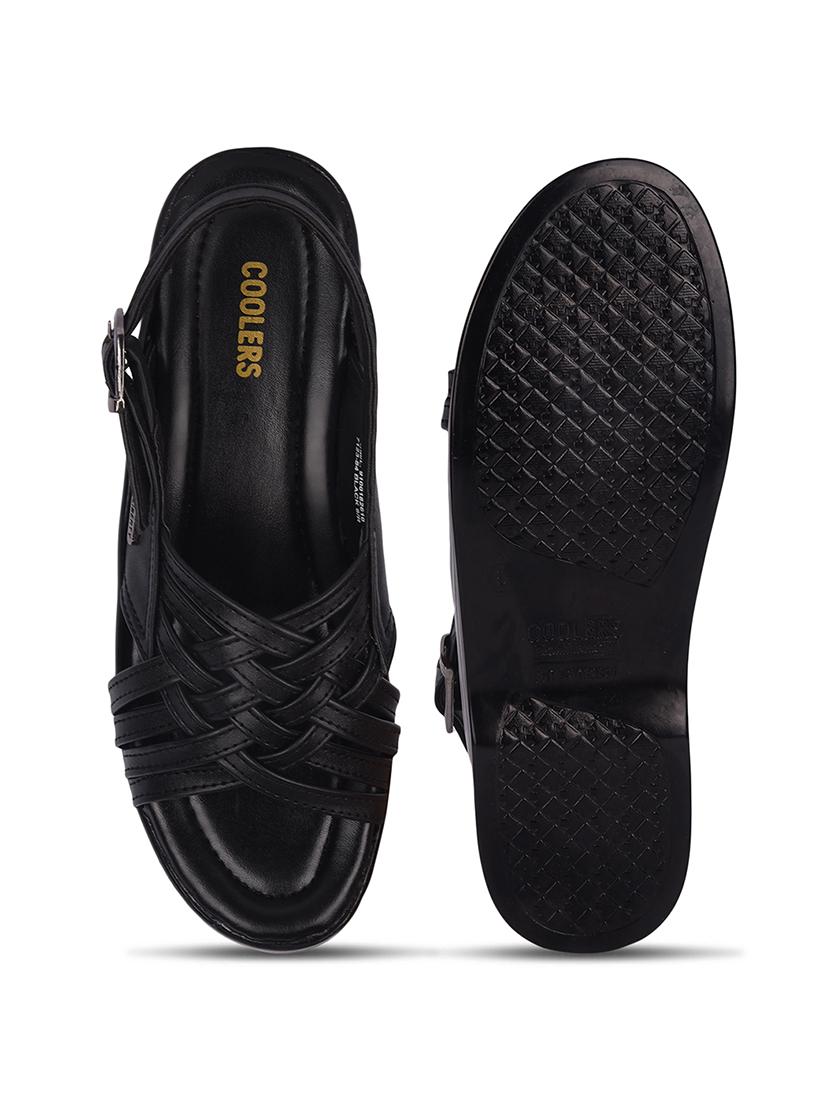 men solid back strap sandal - 22029371 - Standard Image - 4