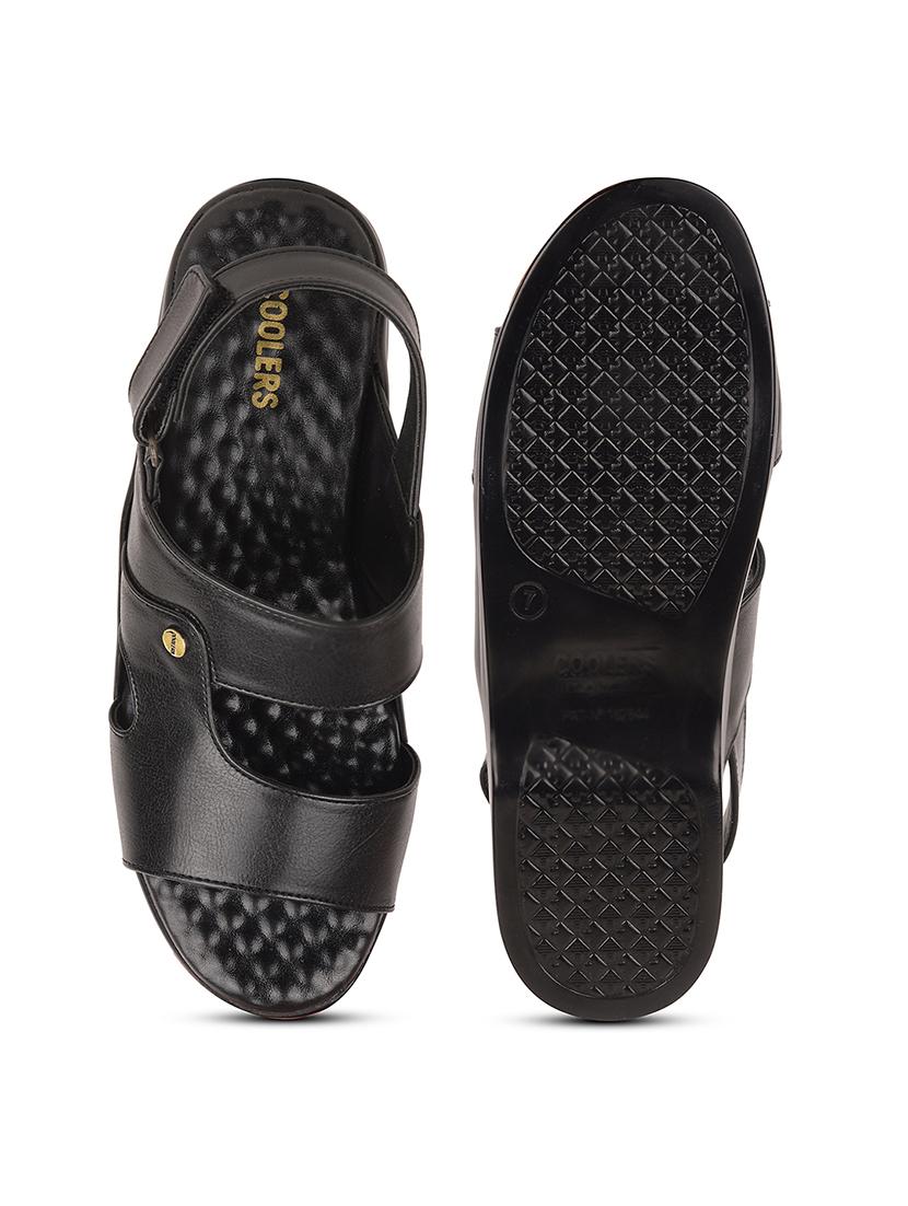 men solid back strap sandal - 22029373 - Standard Image - 4