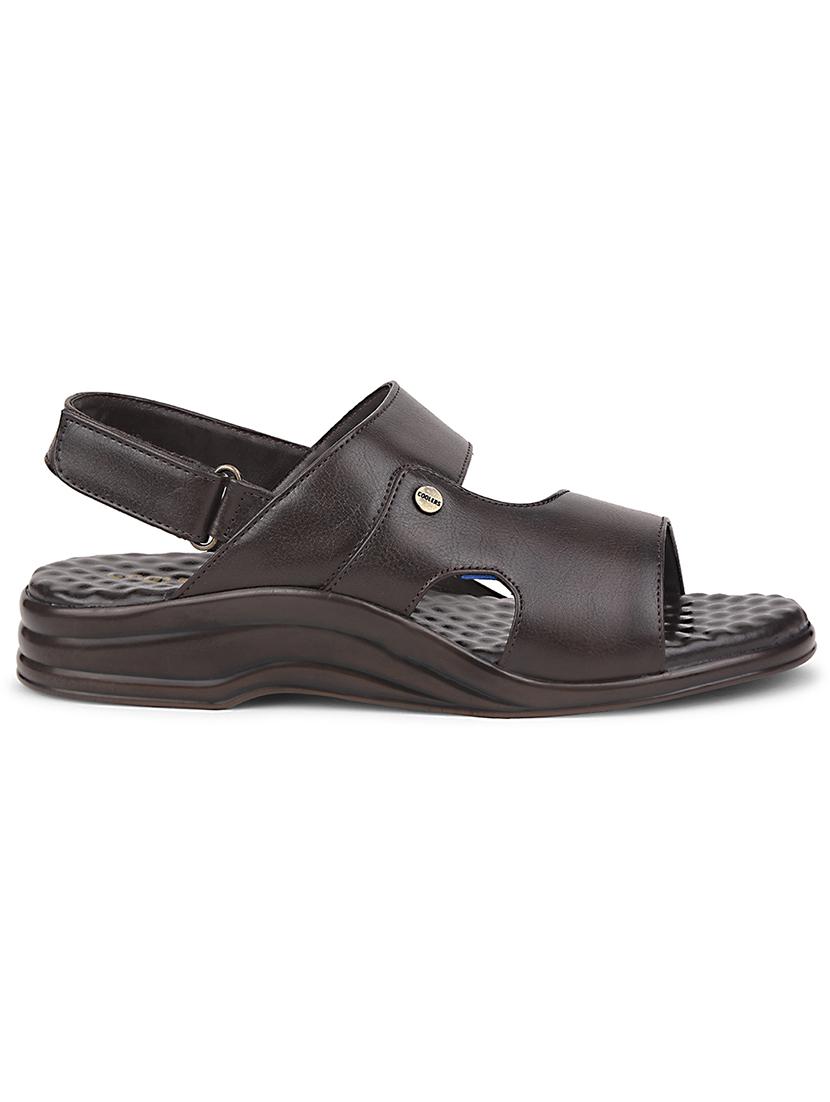 men solid back strap sandal - 22029374 - Standard Image - 1