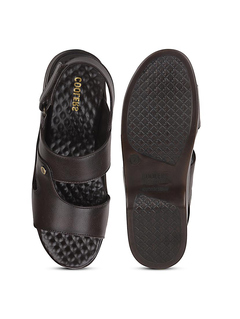 men solid back strap sandal - 22029374 - Standard Image - 4