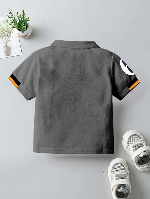 boys solid short sleeve polo t-shirt - 22029393 -  Standard Image - 1